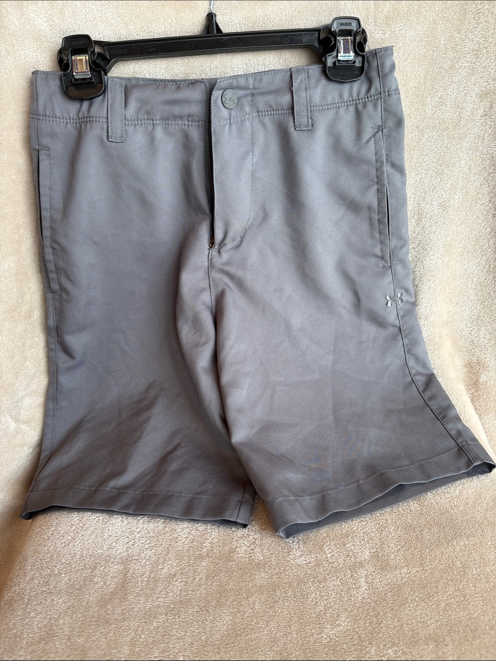 Under Armour Boys Gray Golf Shorts